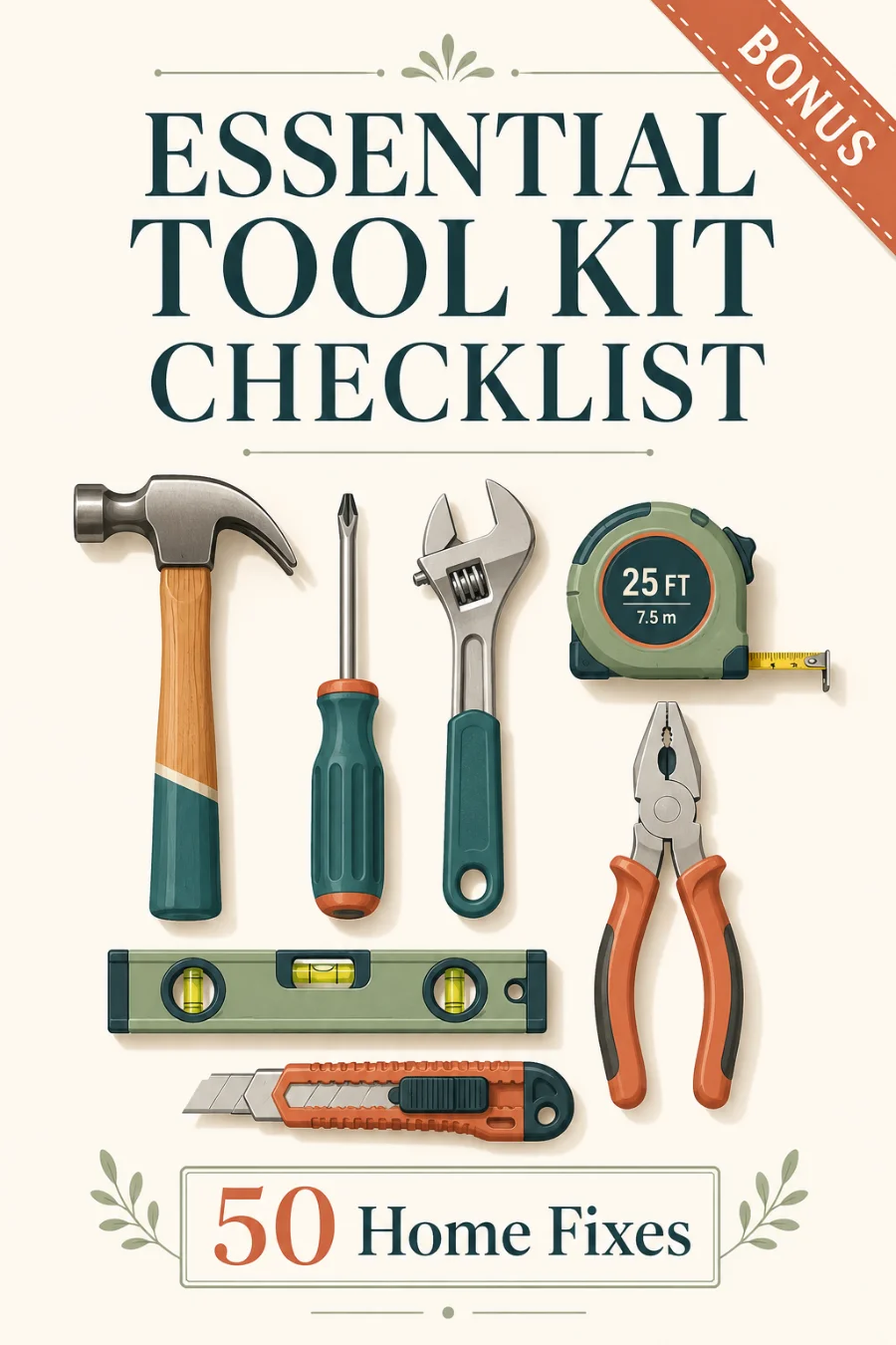 Essential Tool Kit Checklist