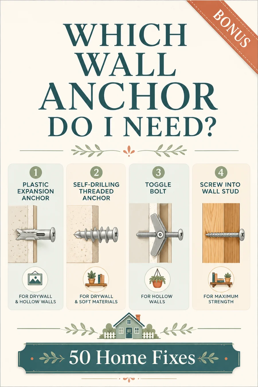 Which Wall Anchor Do I Need?